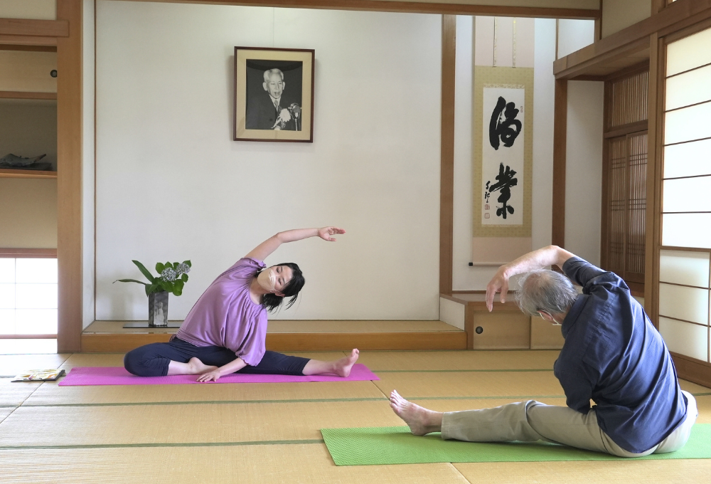 ヨガの様子